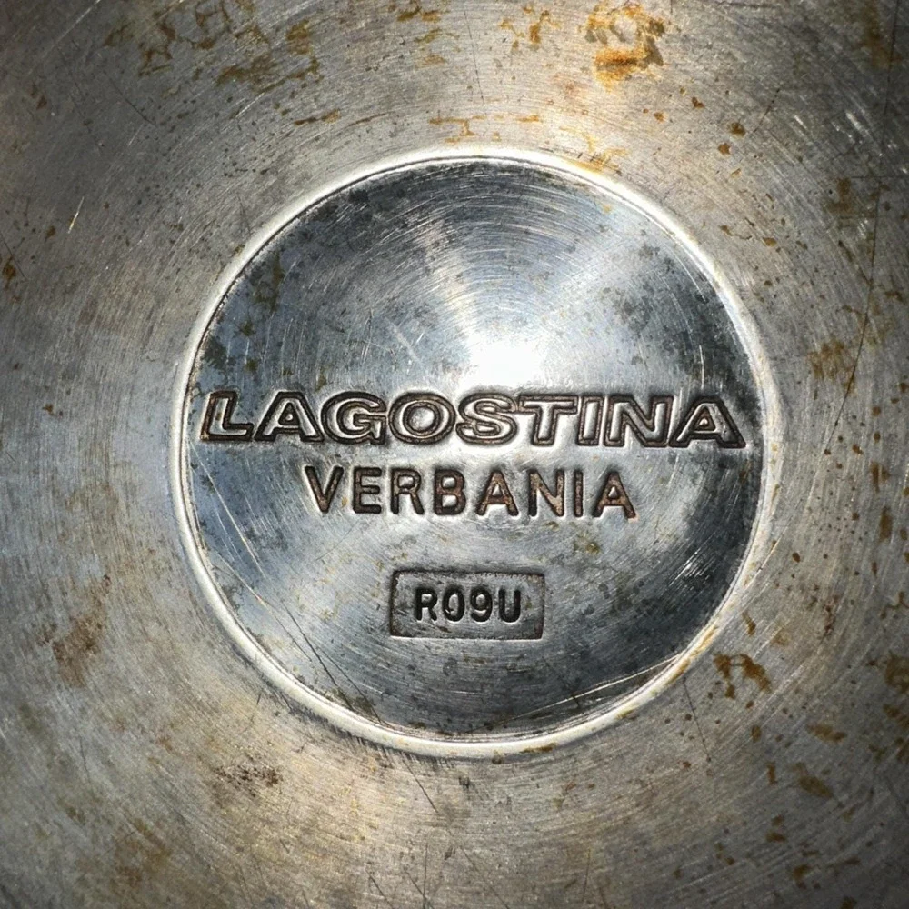 VTG Lagostina Verbania Stainless Steel Saucepan Pot Italy Cookware R09U 8